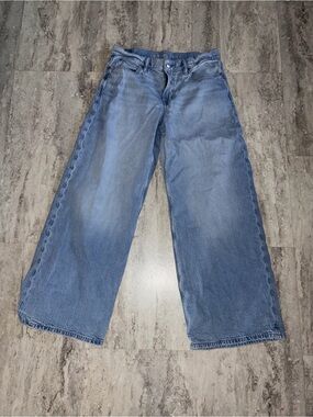 American Eagle Outfitters low rise ultra wide leg jeans
